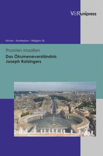 Portada del libro «Das Ökumeneverständnis Joseph Ratzingers», de Thorsten Maaßen