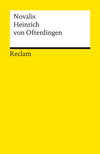 Portada del libro «Heinrich von Ofterdingen», de Novalis (d. i. Friedrich von Hardenberg)