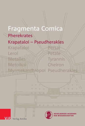 Portada del libro «FrC 5.3 Pherekrates frr. 85 – 163», de Enzo Franchini