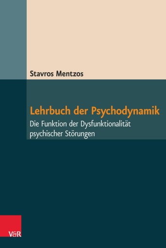 Portada del libro «Lehrbuch der Psychodynamik», de Stavros Mentzos
