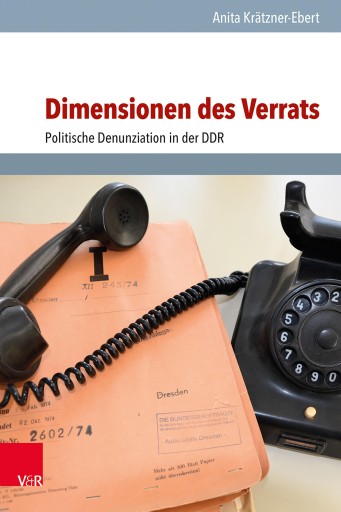 Portada del libro «Dimensionen des Verrats», de Anita Krätzner-Ebert