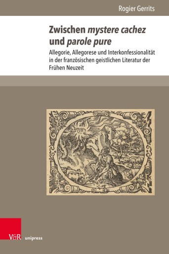 Portada del libro «Zwischen mystere cachez und parole pure», de Rogier Gerrits