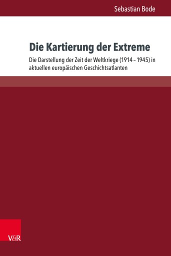 Portada del libro «Die Kartierung der Extreme», de Sebastian Bode