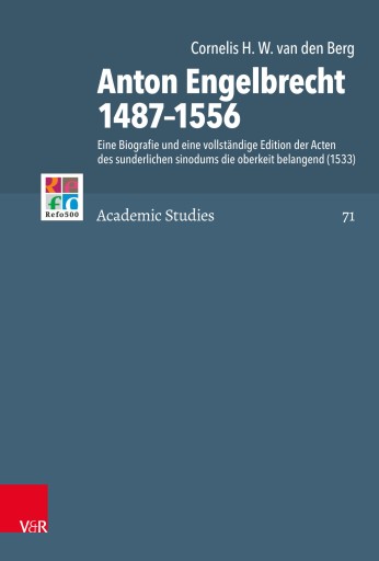 Portada del libro «Anton Engelbrecht 1487–1556», de Cornelis den van den Berg
