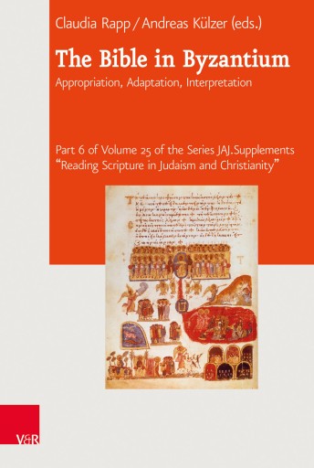 Portada del libro «The Bible in Byzantium»