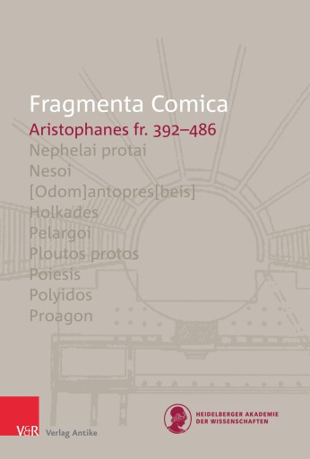 Portada del libro «FrC 10.7 Aristophanes fr. 392-486», de Maria Cristina Torchio