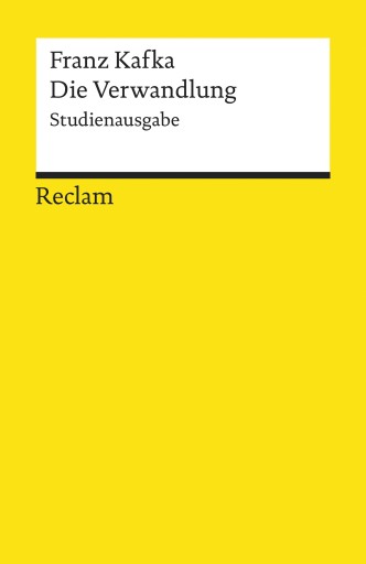 Portada del libro «Die Verwandlung. Studienausgabe», de Franz Kafka