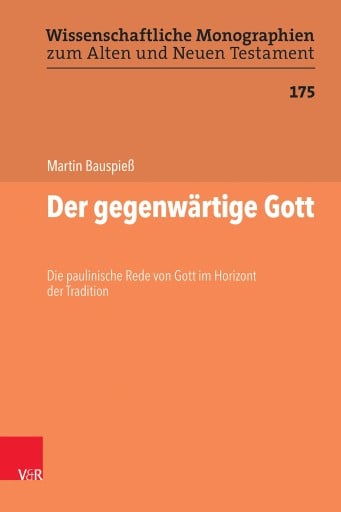 Portada del libro «Der gegenwärtige Gott», de Martin Bauspieß