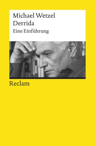 Portada del libro «Derrida. Eine Einführung», de Michael Wetzel