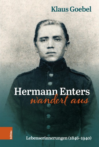 Portada del libro «Hermann Enters wandert aus», de Klaus Goebel
