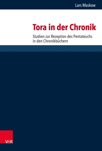 Portada del libro «Tora in der Chronik», de Lars Maskow