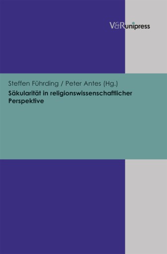 Portada del libro «Säkularität in religionswissenschaftlicher Perspektive»