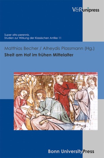 Portada del libro «Streit am Hof im frühen Mittelalter»