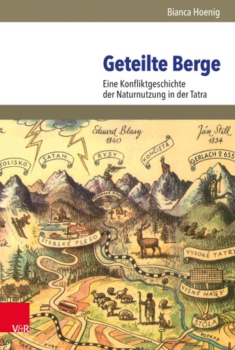 Portada del libro «Geteilte Berge», de Bianca Hoenig