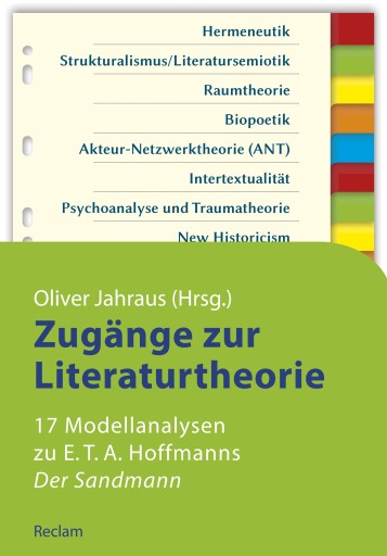 Portada del libro «Zugänge zur Literaturtheorie. 17 Modellanalysen zu E.T.A. Hoffmanns »Der Sandmann«»