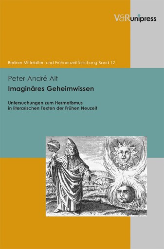Portada del libro «Imaginäres Geheimwissen», de Peter-André Alt