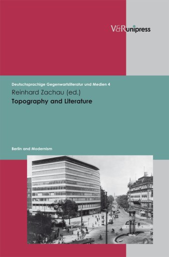 Portada del libro «Topography and Literature»