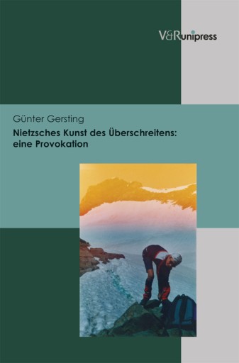 Portada del libro «Nietzsches Kunst des Überschreitens», de Günter Gersting