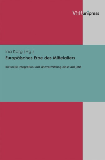 Portada del libro «Europäisches Erbe des Mittelalters»