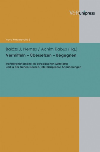 Portada del libro «Vermitteln – Übersetzen – Begegnen»