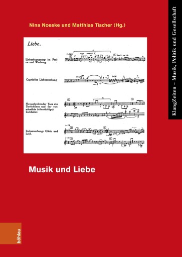 Portada del libro «Musik und Liebe»