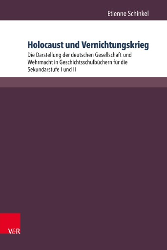 Portada del libro «Holocaust und Vernichtungskrieg», de Etienne Schinkel
