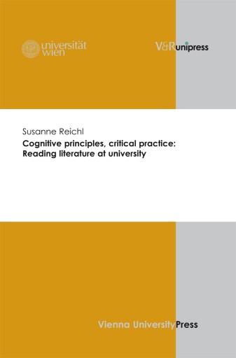 Portada del libro «Cognitive principles, critical practice: Reading literature at university», de Susanne Reichl