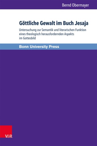 Portada del libro «Göttliche Gewalt im Buch Jesaja», de Bernd Obermayer