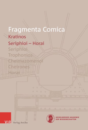 Portada del libro «FrC 3.5 Kratinos frr. 218-298», de Leonardo Fiorentini