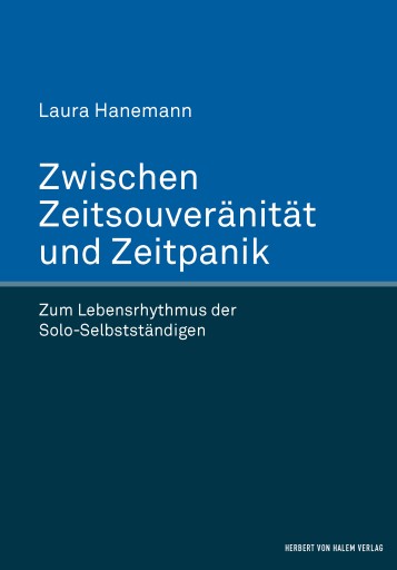Portada del libro «Zwischen Zeitsouveränität und Zeitpanik», de Laura Hanemann