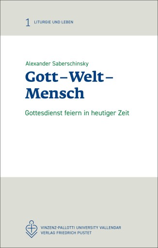 Portada del libro «Gott – Welt – Mensch», de Alexander Saberschinsky