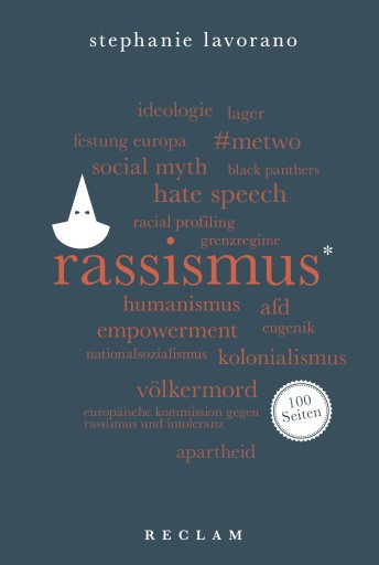 Portada del libro «Rassismus. 100 Seiten», de Stephanie Lavorano