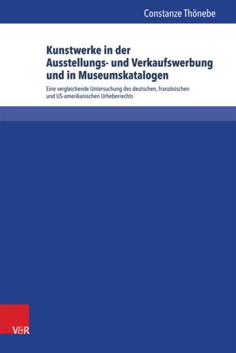 Portada del libro «Kunstwerke in der Ausstellungs- und Verkaufswerbung und in Museumskatalogen», de Constanze Thönebe