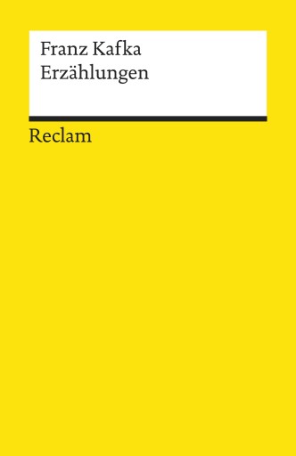 Portada del libro «Erzählungen», de Franz Kafka