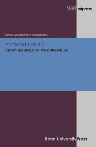 Portada del libro «Veranlassung und Verantwortung»