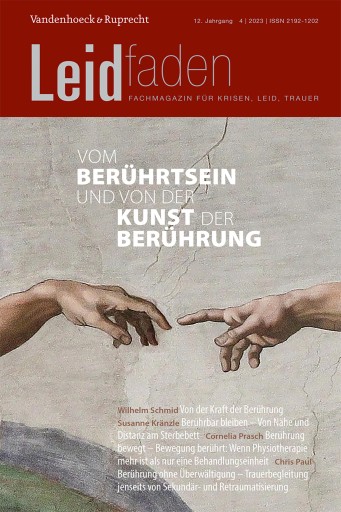 Portada del libro «Vom Berührtsein und von der Kunst der Berührung»