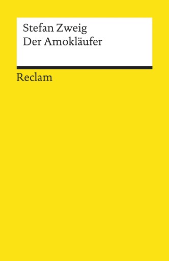 Portada del libro «Der Amokläufer», de Stefan Zweig