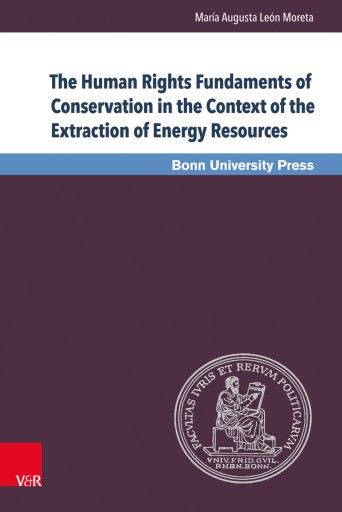 Portada del libro «The Human Rights Fundaments of Conservation in the Context of the Extraction of Energy Resources», de María Augusta León Moreta