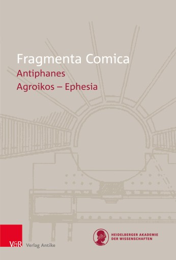 Portada del libro «FrC 19.1 Antiphanes frr. 1-100», de S. Douglas Olson