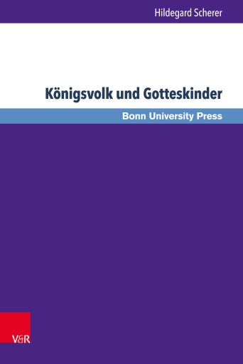 Portada del libro «Königsvolk und Gotteskinder», de Hildegard Scherer