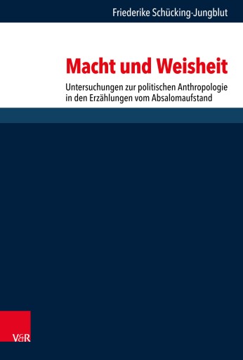 Portada del libro «Macht und Weisheit», de Friederike Schücking-Jungblut
