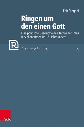 Portada del libro «Ringen um den einen Gott», de Edit Szegedi