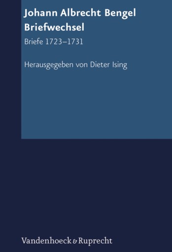 Portada del libro «Johann Albrecht Bengel: Briefwechsel», de Johann Albrecht Bengel