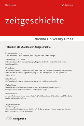Portada del libro «Fotoalben als Quellen der Zeitgeschichte»