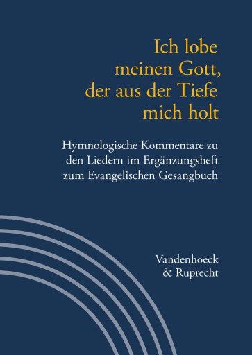 Portada del libro «Ich lobe meinen Gott, der aus der Tiefe mich holt»