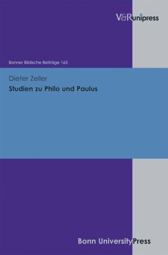 Portada del libro «Studien zu Philo und Paulus», de Dieter Zeller