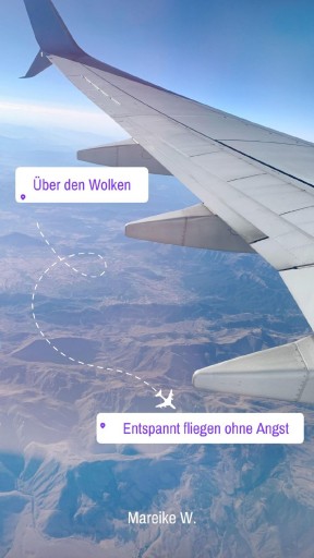 Portada del libro «Über den Wolken», de Mareike W.