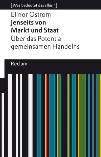 Portada del libro «Jenseits von Markt und Staat. Über das Potential gemeinsamen Handelns», de Elinor Ostrom