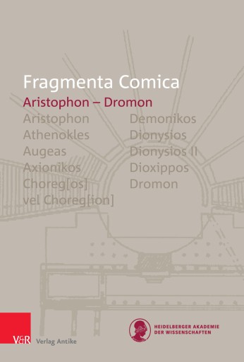 Portada del libro «FrC 16.2 Aristophon – Dromon», de Christian Orth