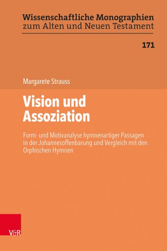 Portada del libro «Vision und Assoziation», de Margarete Strauss